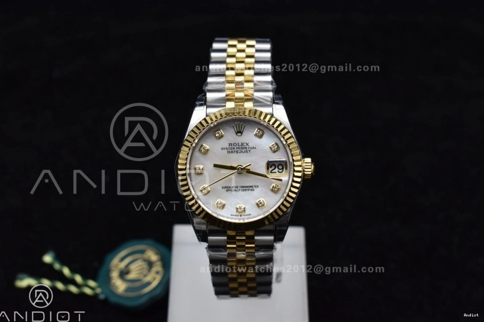 On 31 Diamond MOP President Ladies Steel GSF 316L YG Dial 278271 ZeroBulk Bracelet DateJust 542 0823